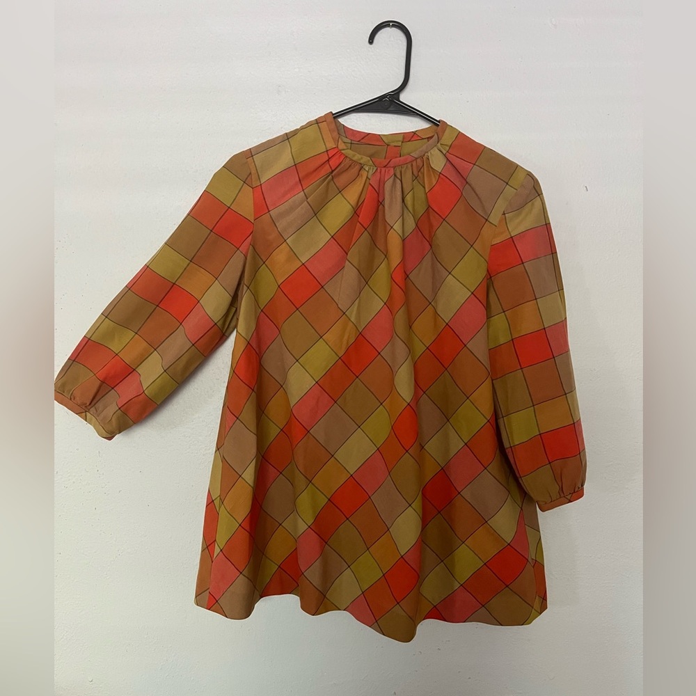Vintage 70’s Cotton Flowy Blouse - Size 2/4 - Authentic